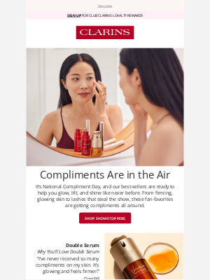 Clarins - WOW Your Skin Looks Great!