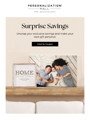 Personalization Mall - Psst, We Have A Surprise For You...