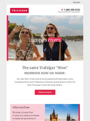 Trafalgar Pty Ltd - What can you expect from our new river cruises?