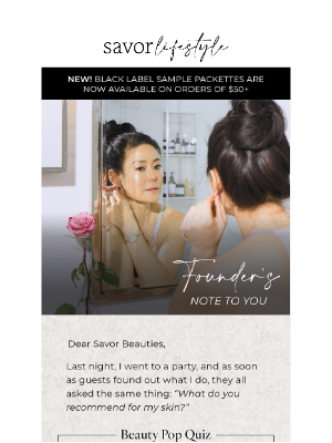 Savor Beauty + Spa - Saturday Skin Spree 🧖‍♀️