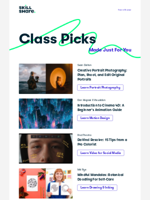 Skillshare - Delores's Recommended Classes