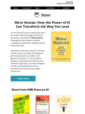 Harvard Business Review - It's time to humanize your AI strategy
