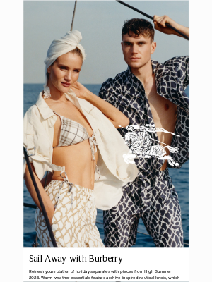 Burberry (United Kingdom) - The ultimate travel companions with Rosie and Jack
