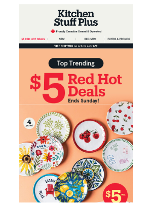 Kitchen Stuff Plus - Top $5 Deals You're Loving 😍