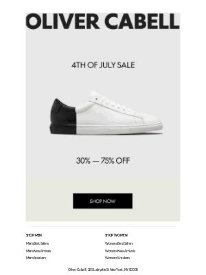 Oliver Cabell - Our Sale Is Ending