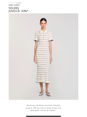 Sandro (France) - Soldes | Jusqu'à -50%