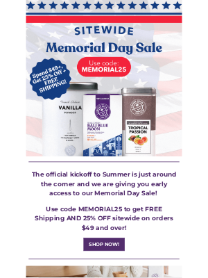The Coffee Bean and Tea Leaf - The Coffee Bean & Tea Leaf's Memorial Day Sale Starts Now!