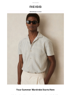 Reiss (United Kingdom) - Your Summer Wardrobe Starts Here