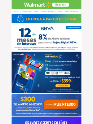 Walmart de Mexico y Centroamerica - 💻 Cómputo hasta 30% + 12 MSI + 8% BBVA 📌