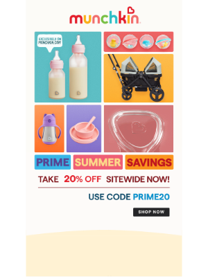 Munchkin - 20% off sitewide this week only!