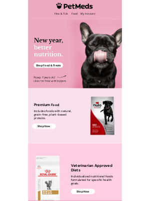 1800PetMeds - Top food brands for your pet - shop now!