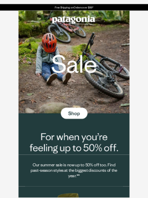 Patagonia - Up to 50% off starts now