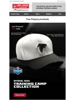 NFLshop - Now Available! The Official Gear Of Summer Training Camps
