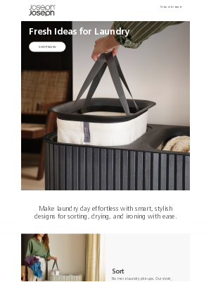 Joseph Joseph - Upgrade your laundry routine 🧺