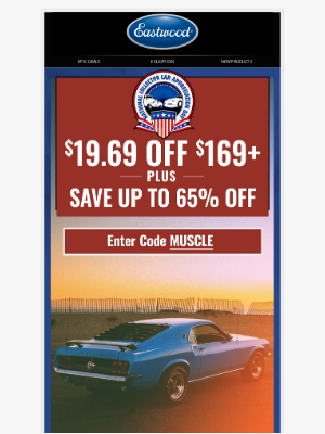 Eastwood Company - Rev Up the Savings For Gearheads 🚗🔧