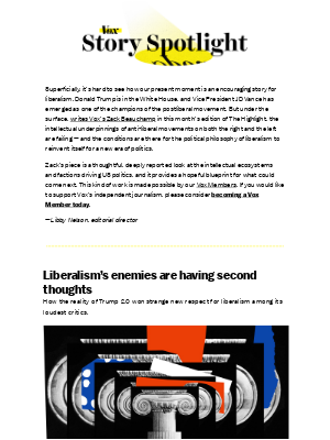 Vox - Liberalism’s enemies are having second thoughts
