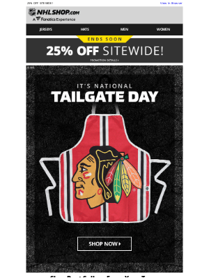 NHL - Celebrate National Tailgating Day w/ New Essentials>>>