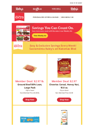 raleys - Hey patricia, your weekly ad savings are here!