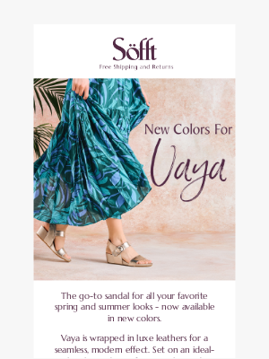 Sofft Shoes - In Stock and In New Colors: Check out Vaya