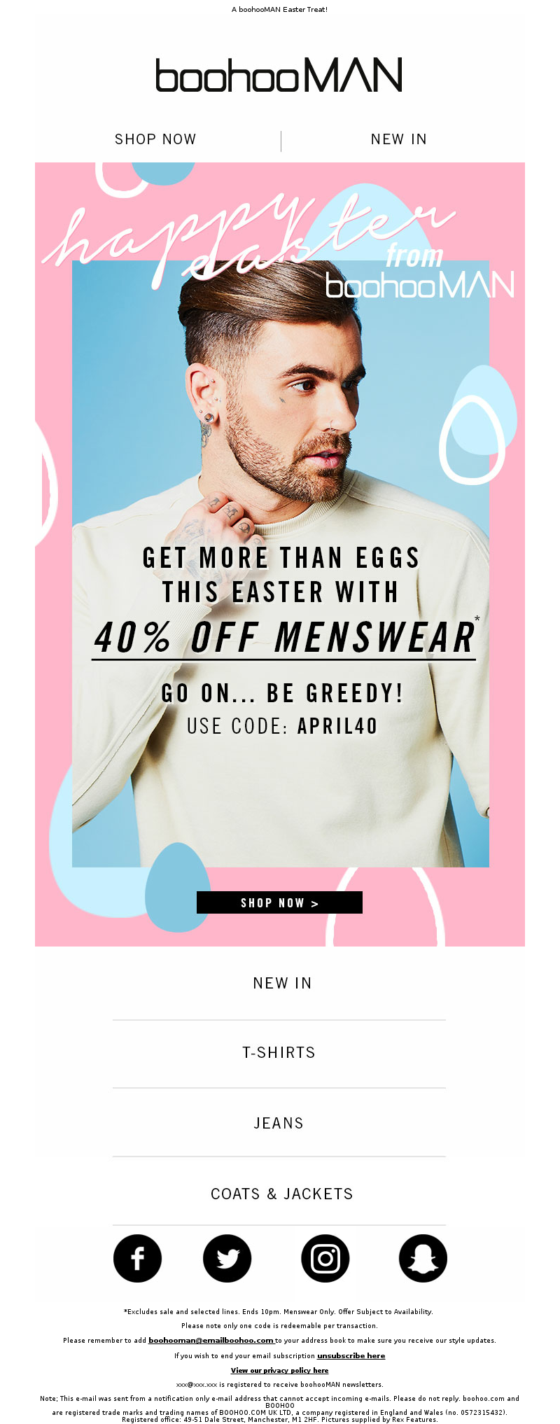 boohoo (United Kingdom) - We've Got Something Better Than Eggs....