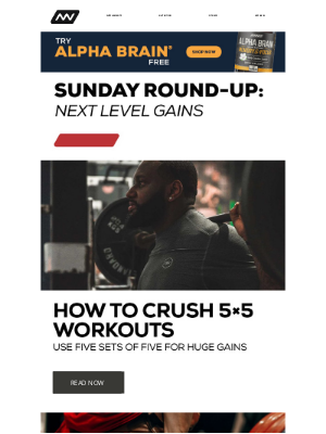 Onnit - Sunday Round-Up: Next Level Gains