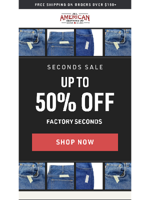 allamericanclothing - Save Up To 50% OFF Seconds 🔊
