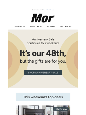 Mor Furniture for Less - Big savings await...