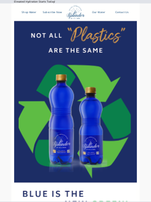 Splendor - Our Recycled Plastic Represents EVERYTHING We Stand For! ♻️ 🌎