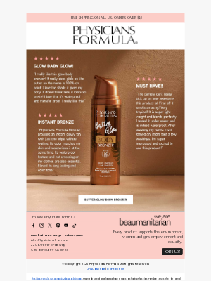 Physicians Formula - Must-See Body Bronzer Reviews!