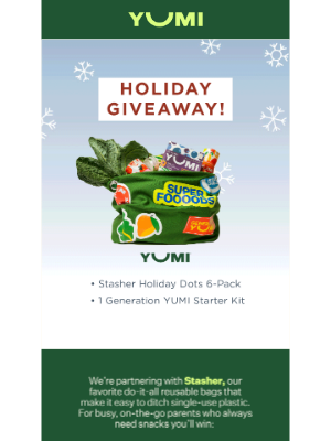 Yumi - Healthy Holiday Giveaway