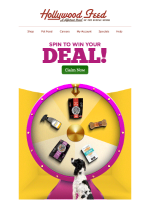 Hollywood Feed - Hey gloria! Spin To Win Your Deal!