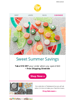 Wilton Cake Decorating & Recipes - Save $10 off $60 + Free Shipping!