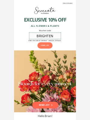 Serenata Flowers (United Kingdom) - A bloom for every mood 😎