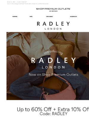 Simon Property Group - RADLEY LONDON: Extra 10% Off | Already Up to 60% Off