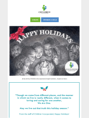 Children Incorporated - Happy Holiday from Children Incorporated!