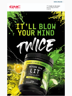 GNC - Flavor and color changing? Mind blowing!