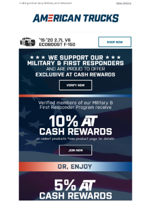 American Trucks - Special Offer Ahead