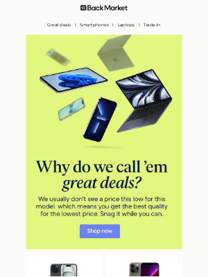 Massive deals at microscopic prices 🔎
