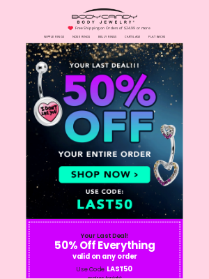 BodyCandy - no restrictions [50% Off]