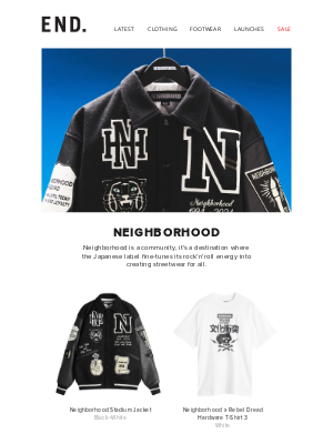 END. - New arrivals: Neighborhood, Carhartt WIP & New Balance - shop now