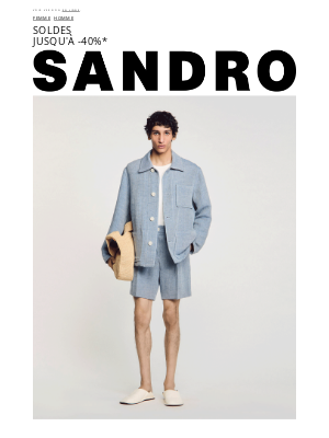 Sandro (France) - Les essentiels l Jusqu'à -40%