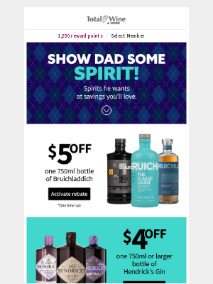 Total Wine & More - Save on Spirits for Father’s Day