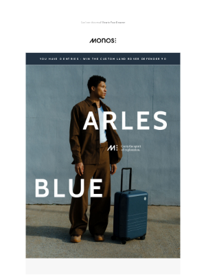 Monos - Arles Blue: Where heritage meets horizon
