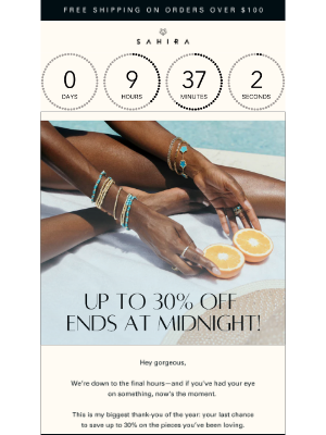 Sahira Jewelry Design - 30% Off Ends in Hours ⏳