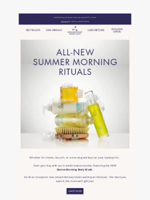 Aromatherapy Associates - Sunday Mornings with our NEW Body Wash☀️