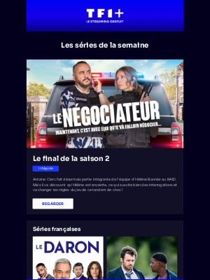 TF1 Replay (France) - Les nouveautés séries