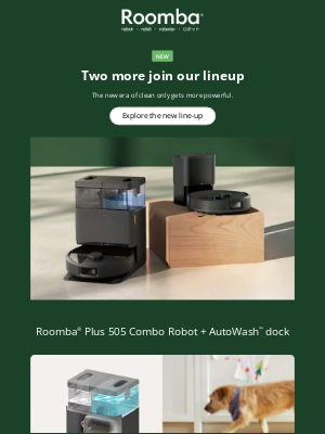 iRobot - Introducing a new fleet of clean ✨