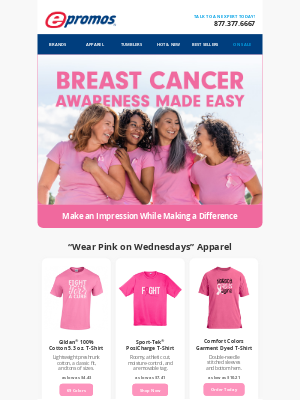 ePromos Promotional Products - Promo Ideas for Breast Cancer Awareness