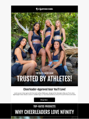 Nfinity Athletic - Is Your Cheer Gear Missing These Items?👟🎒💞