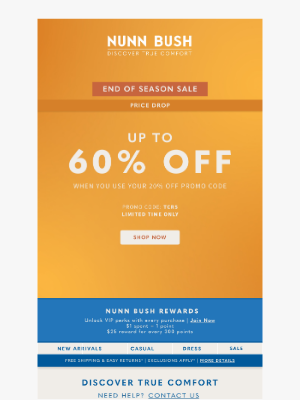 Nunn Bush - Price DROP! Up to 60% Off Sale Items